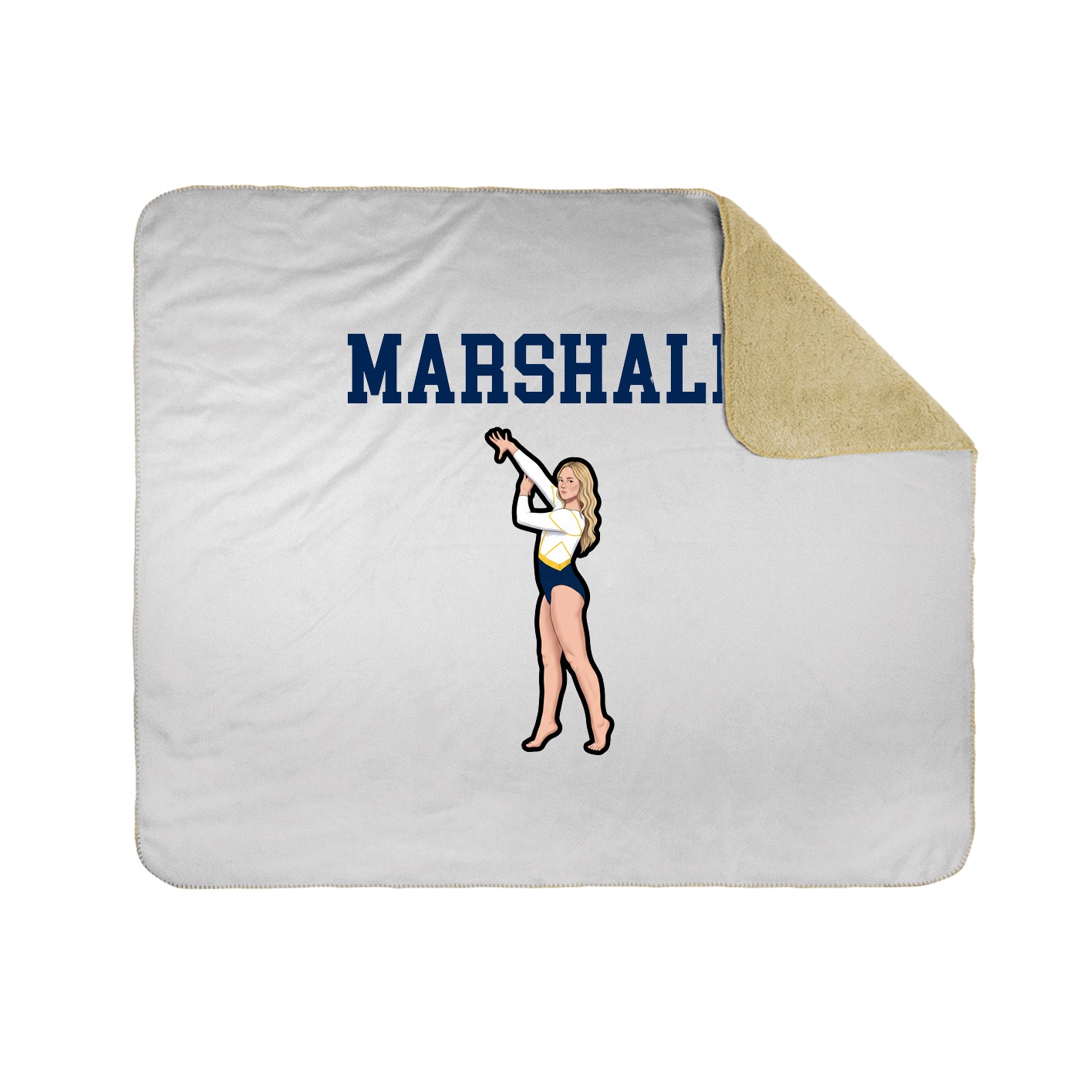 Throw Blanket — Shirsey in White