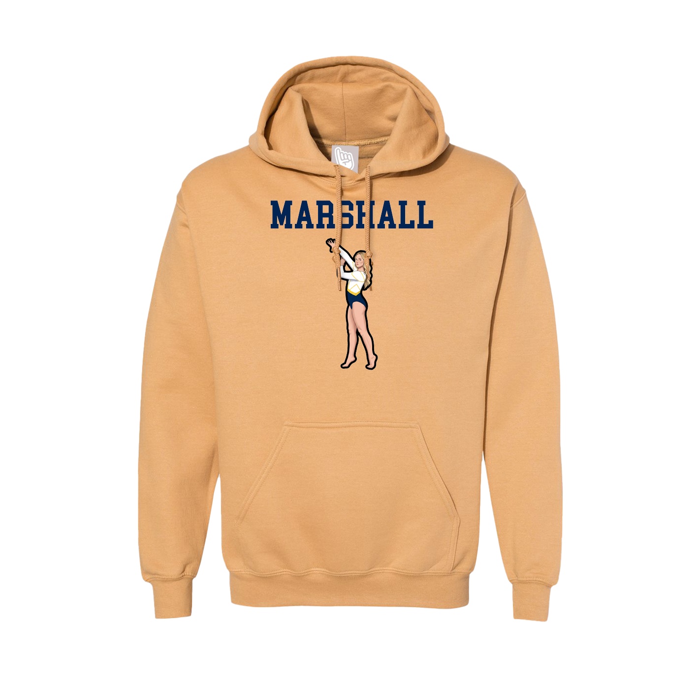 Hoodie — Shirsey in Vegas Gold