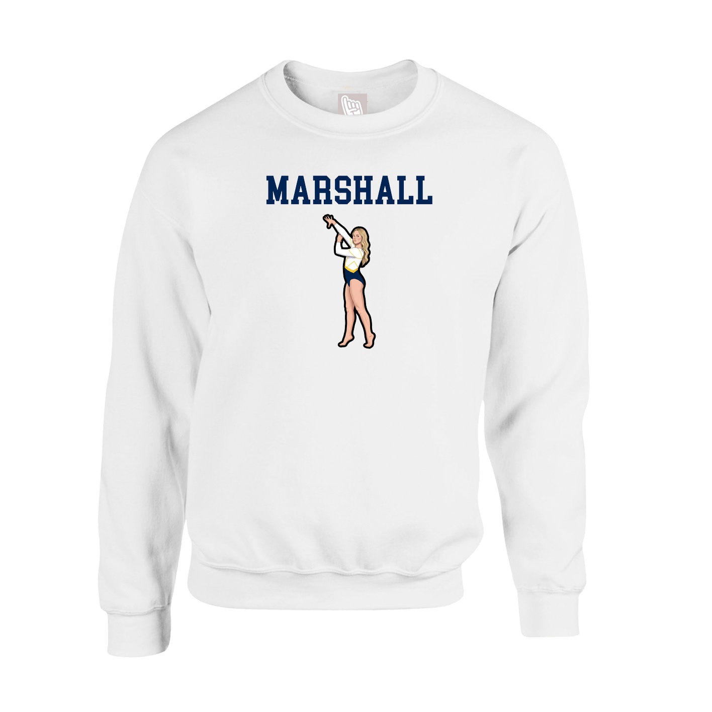 Fleece Crew — Shirsey in White