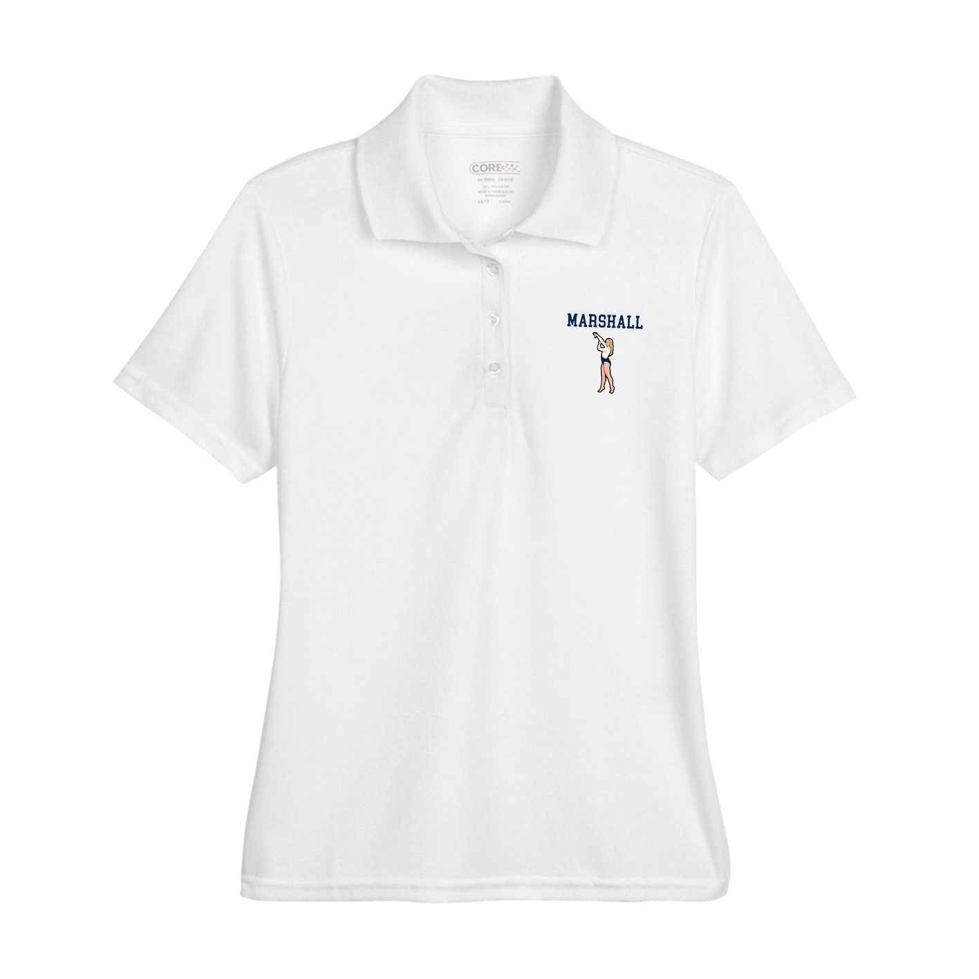 Womens Performance Polo — Shirsey in White