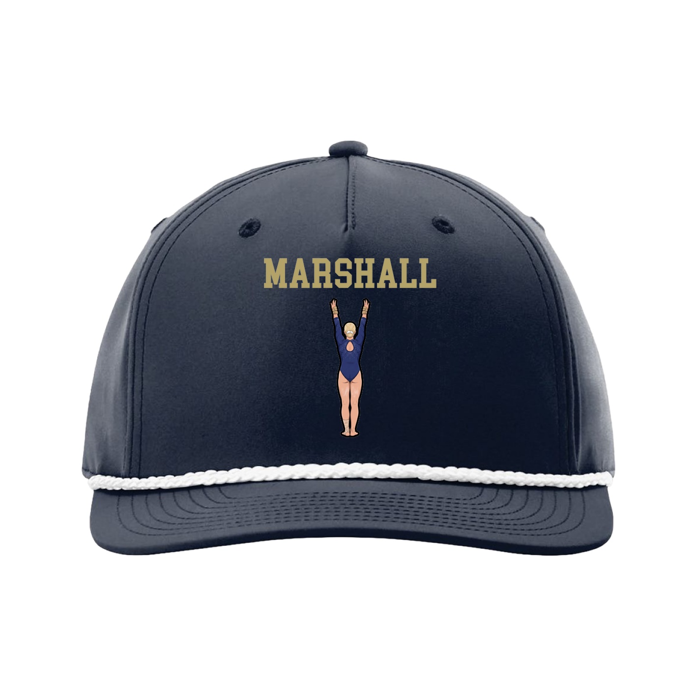 Five-Panel Classic Rope Cap — Shirsey in Navy