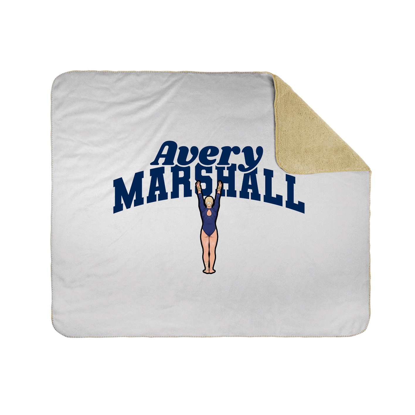 Throw Blanket — Signature Arch in White