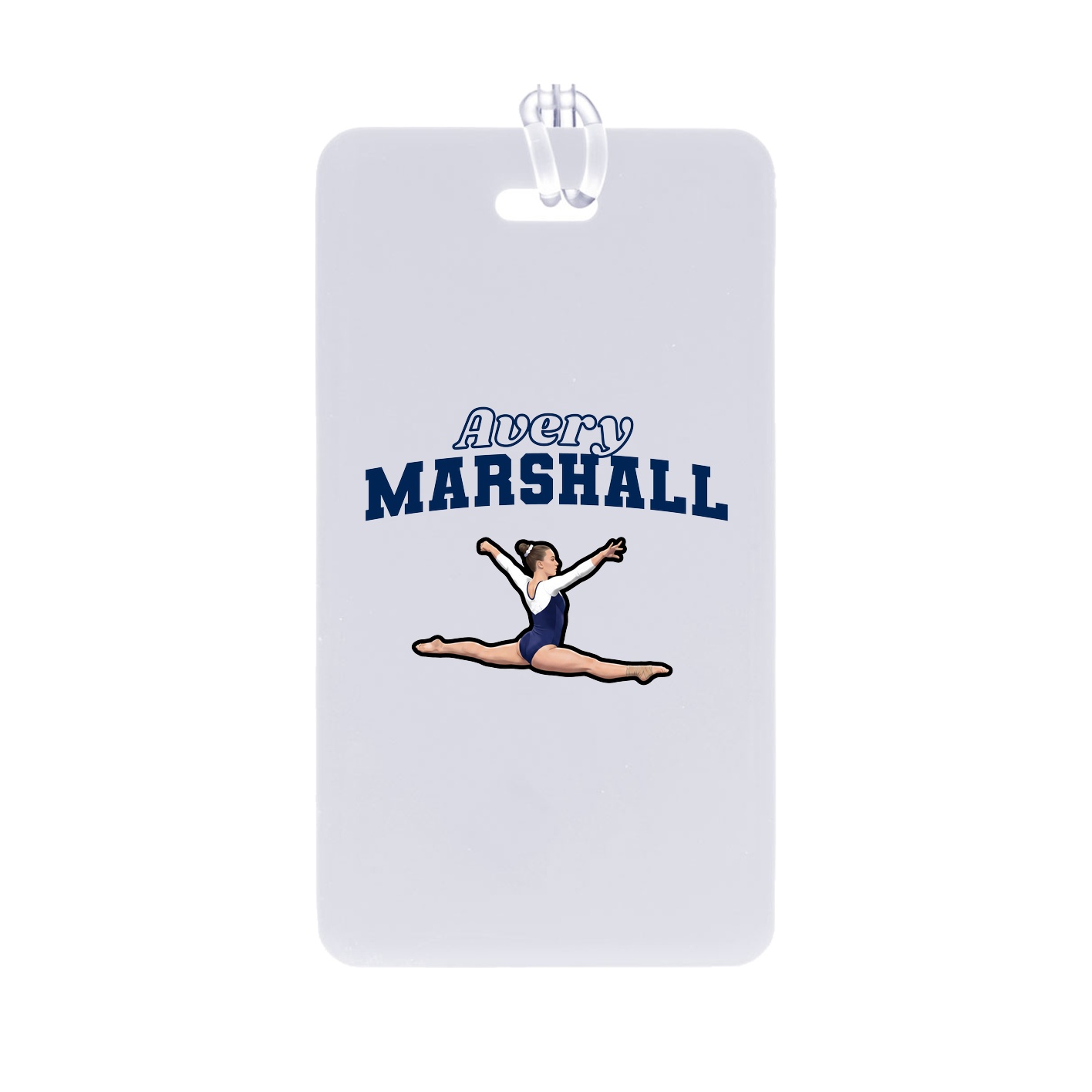 Bag Tag — Name Arch in Classic