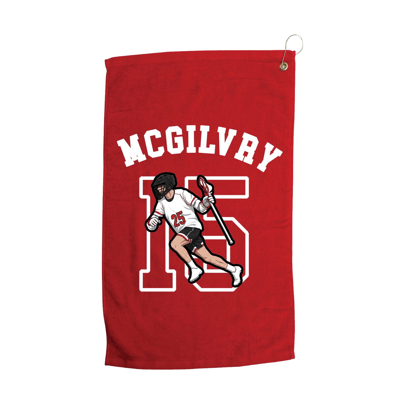 Golf Towel — Shirsey Arch in Red