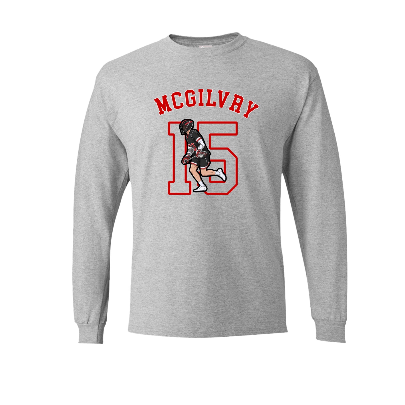 Long Sleeve Tee — Shirsey Arch in Grey