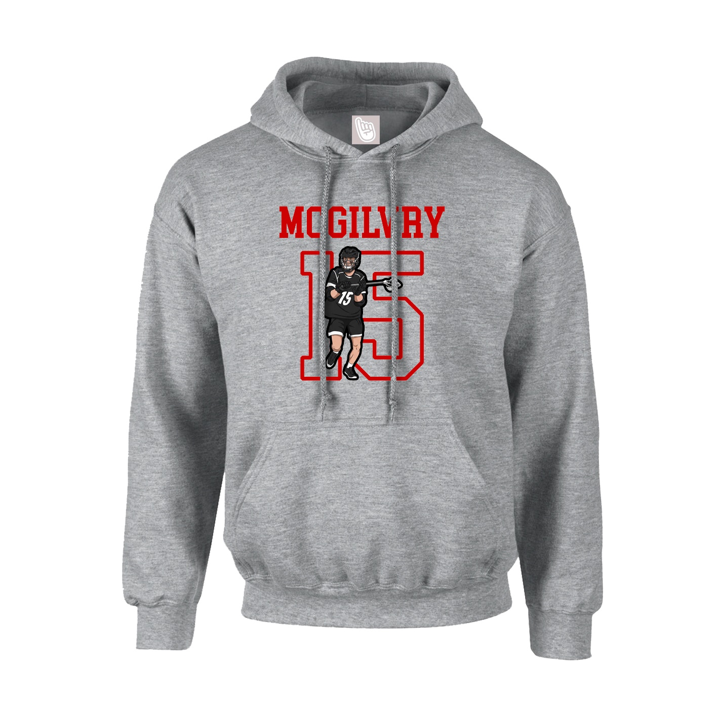 Hoodie — Shirsey in Grey