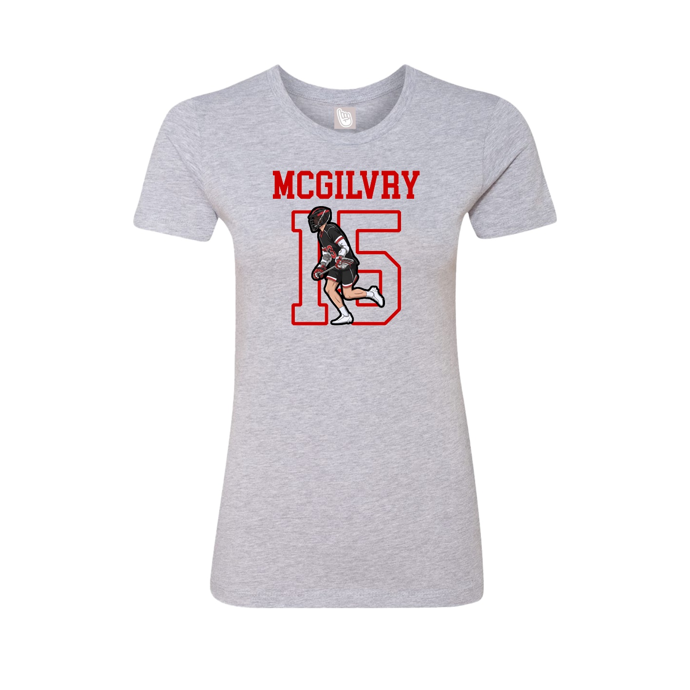 Fitted Women's Tee — Shirsey in Grey