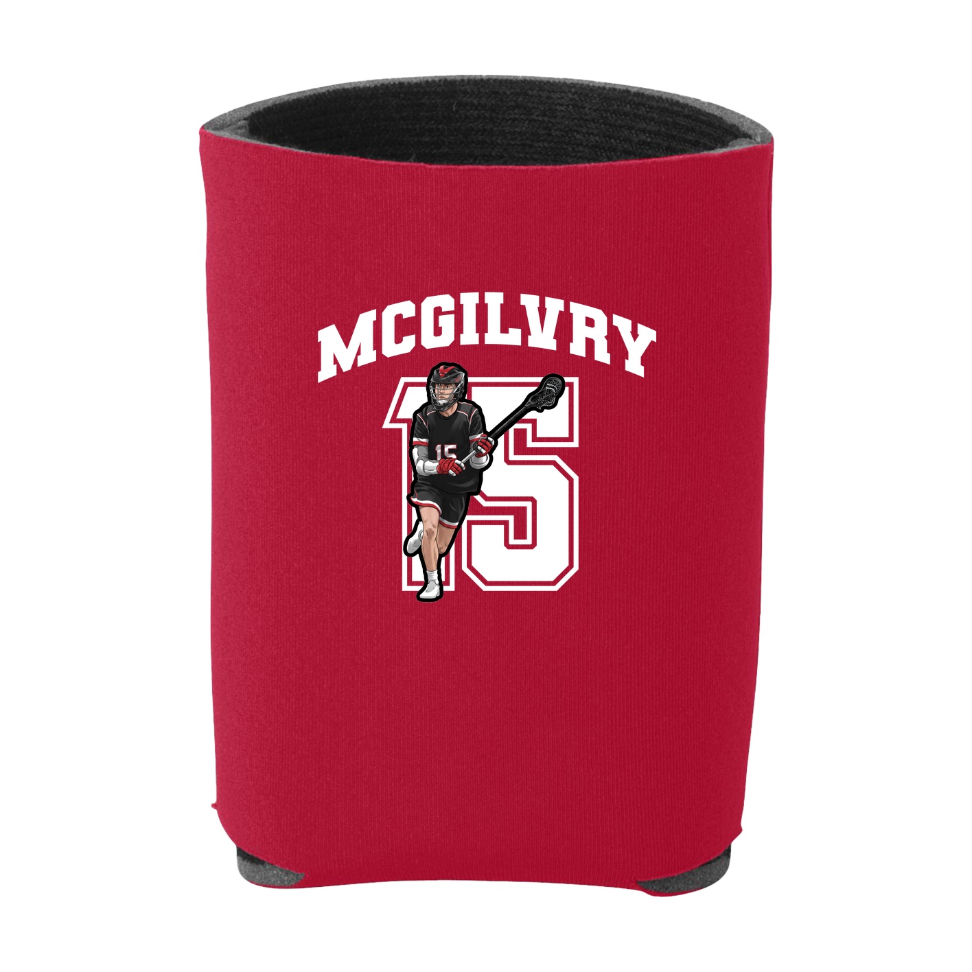 Can Holder — Number in Red