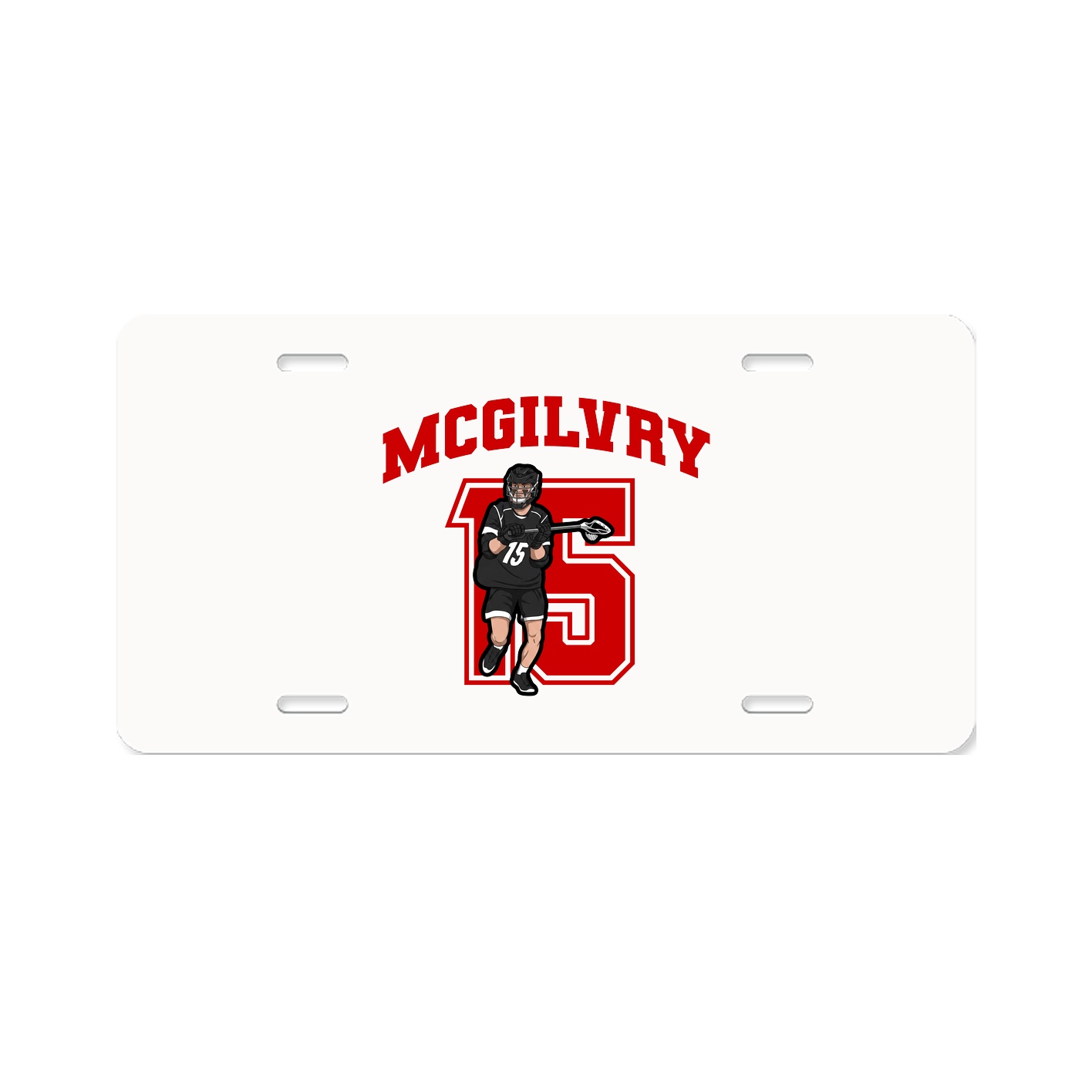 License Plate — Number in Classic