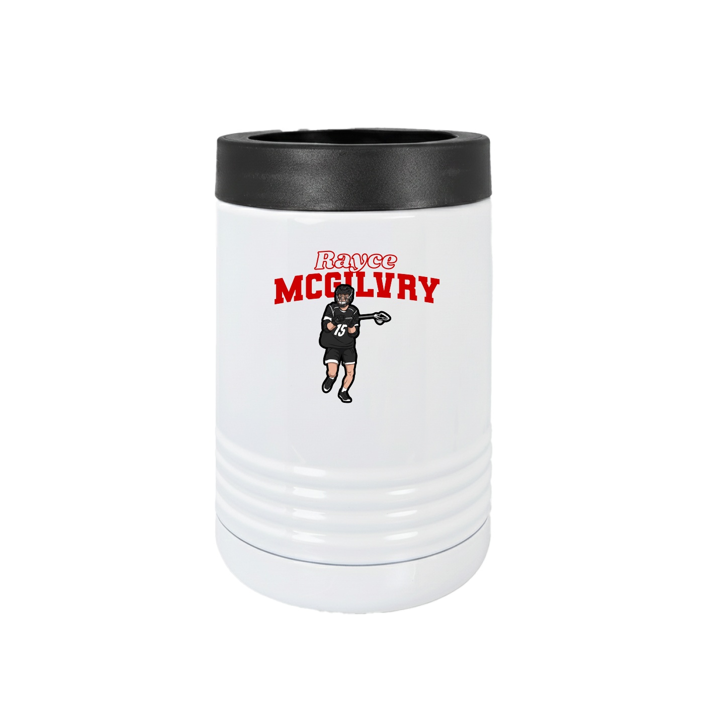 Beverage Holder — Name Arch in White