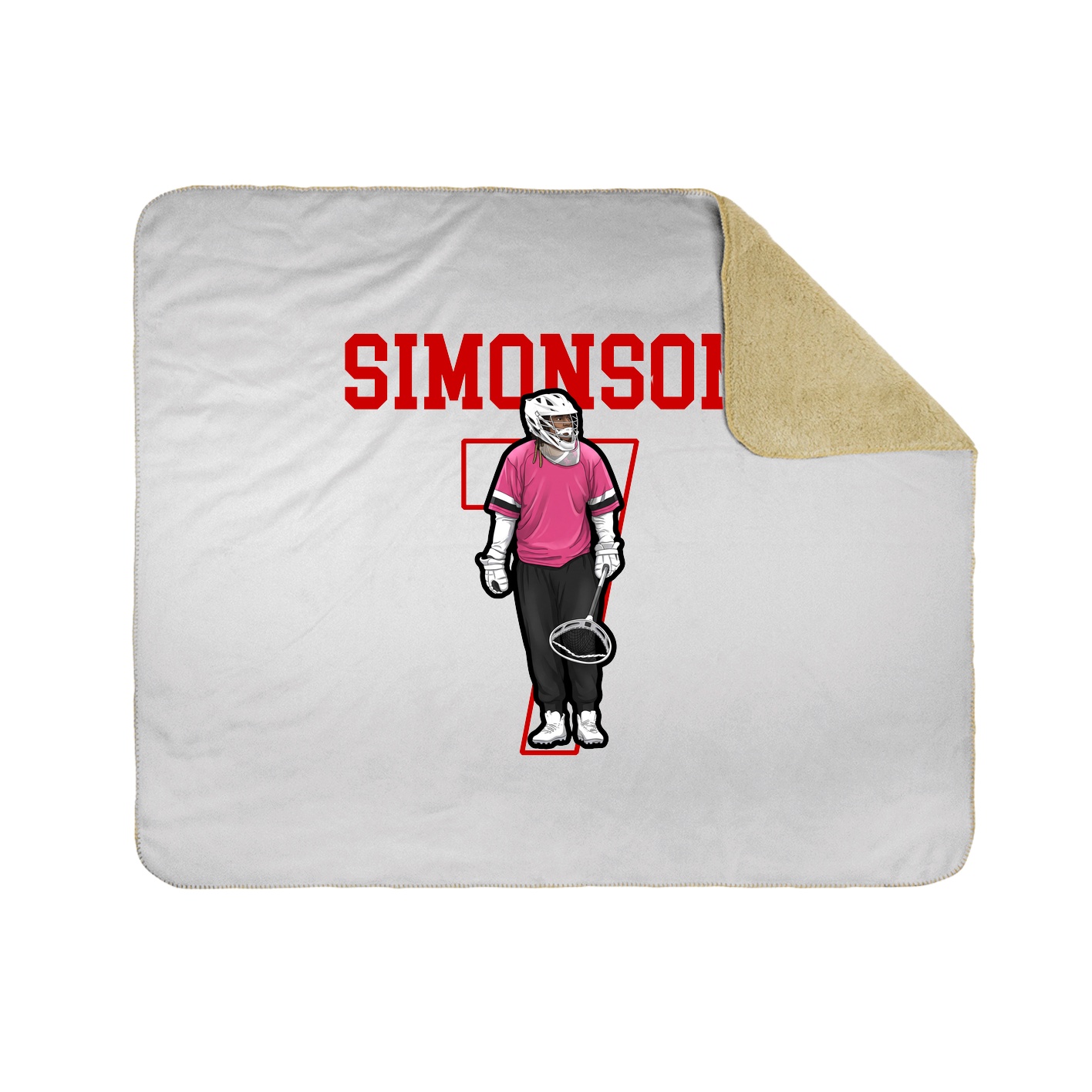 Throw Blanket — Shirsey in White