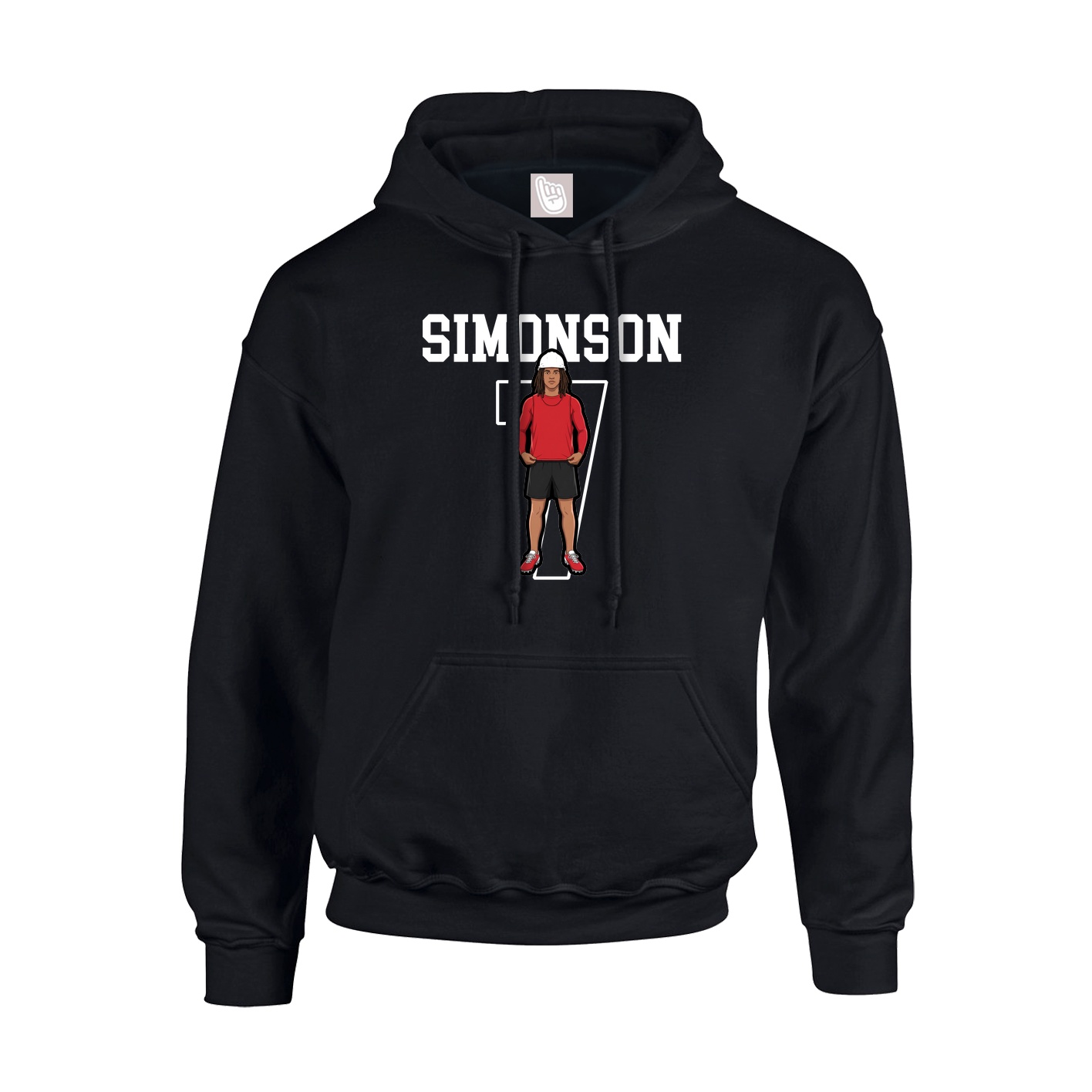 Youth Hoodie — Shirsey in Black