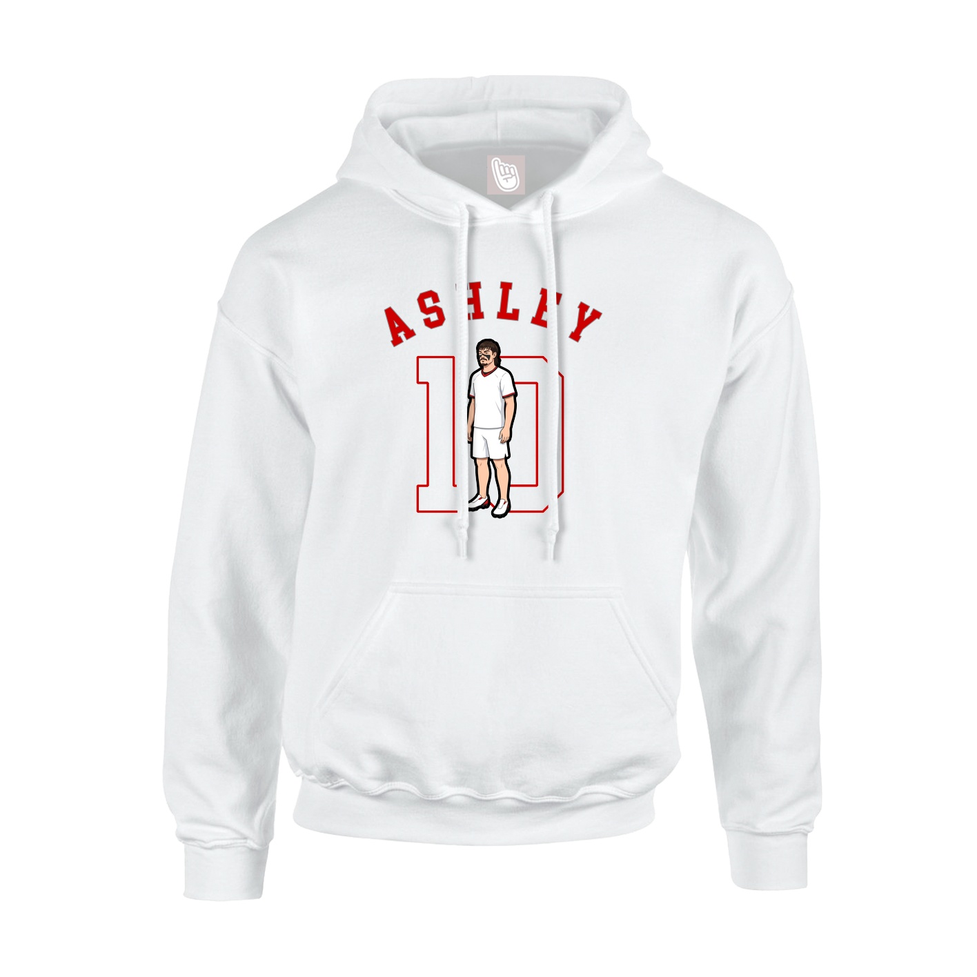 Youth Hoodie — Shirsey Arch in White