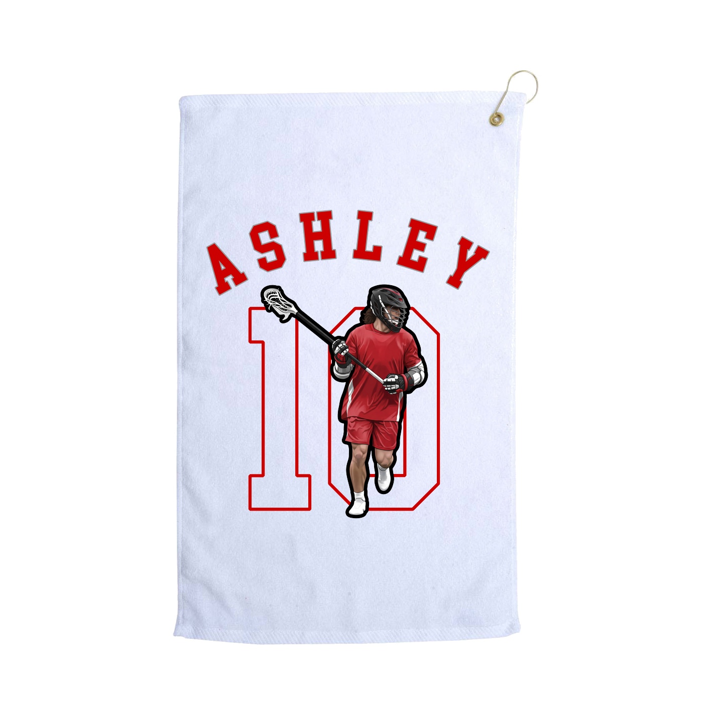 Golf Towel — Shirsey Arch in White