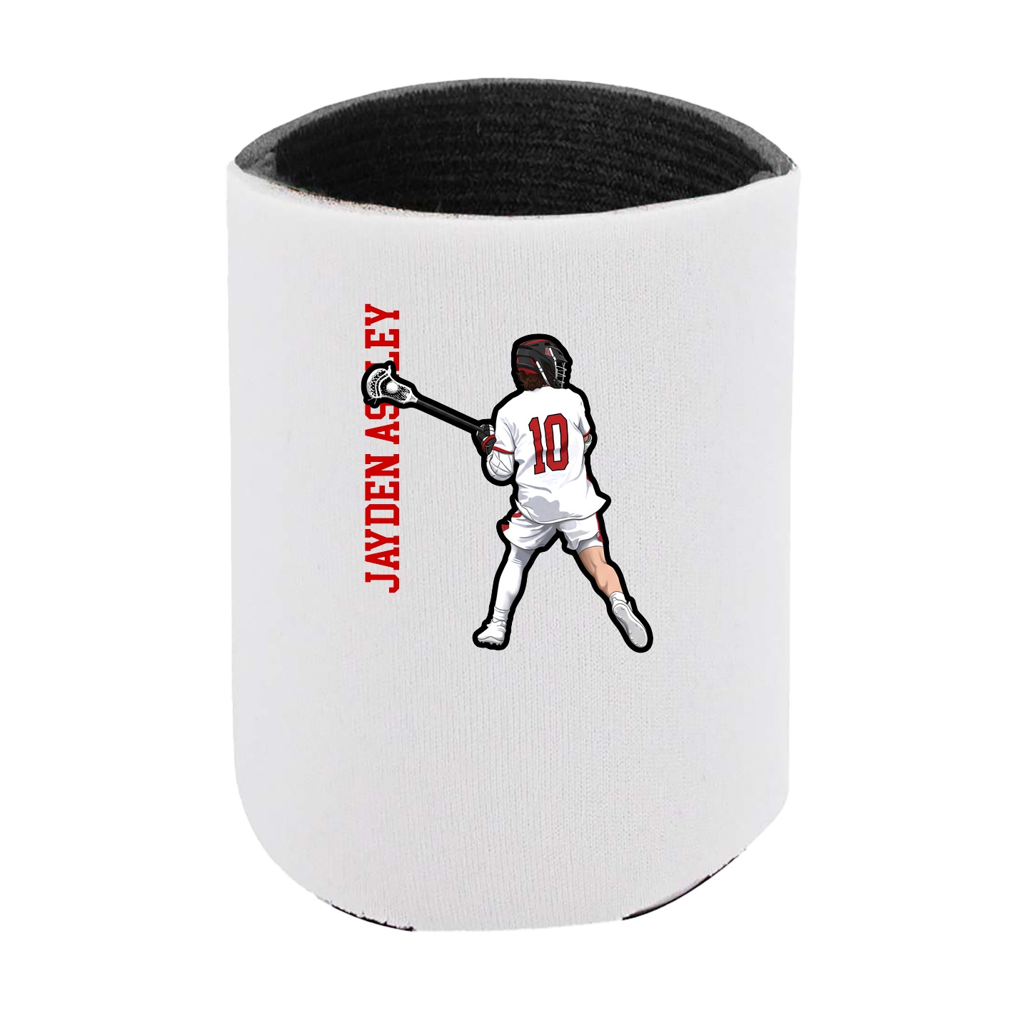 Can Holder — Name Vertical in White