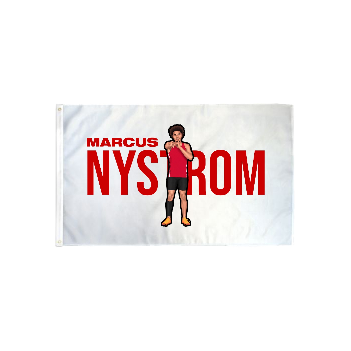 3x5 Flag — Player Name in Classic