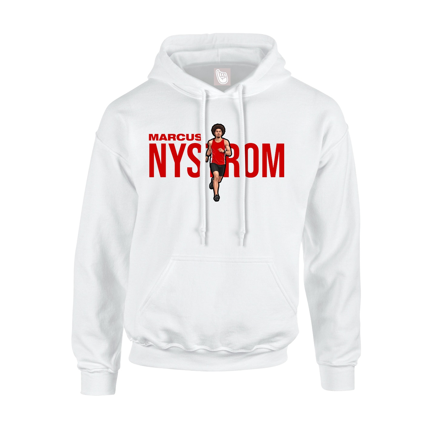 Hoodie — Player Name in White