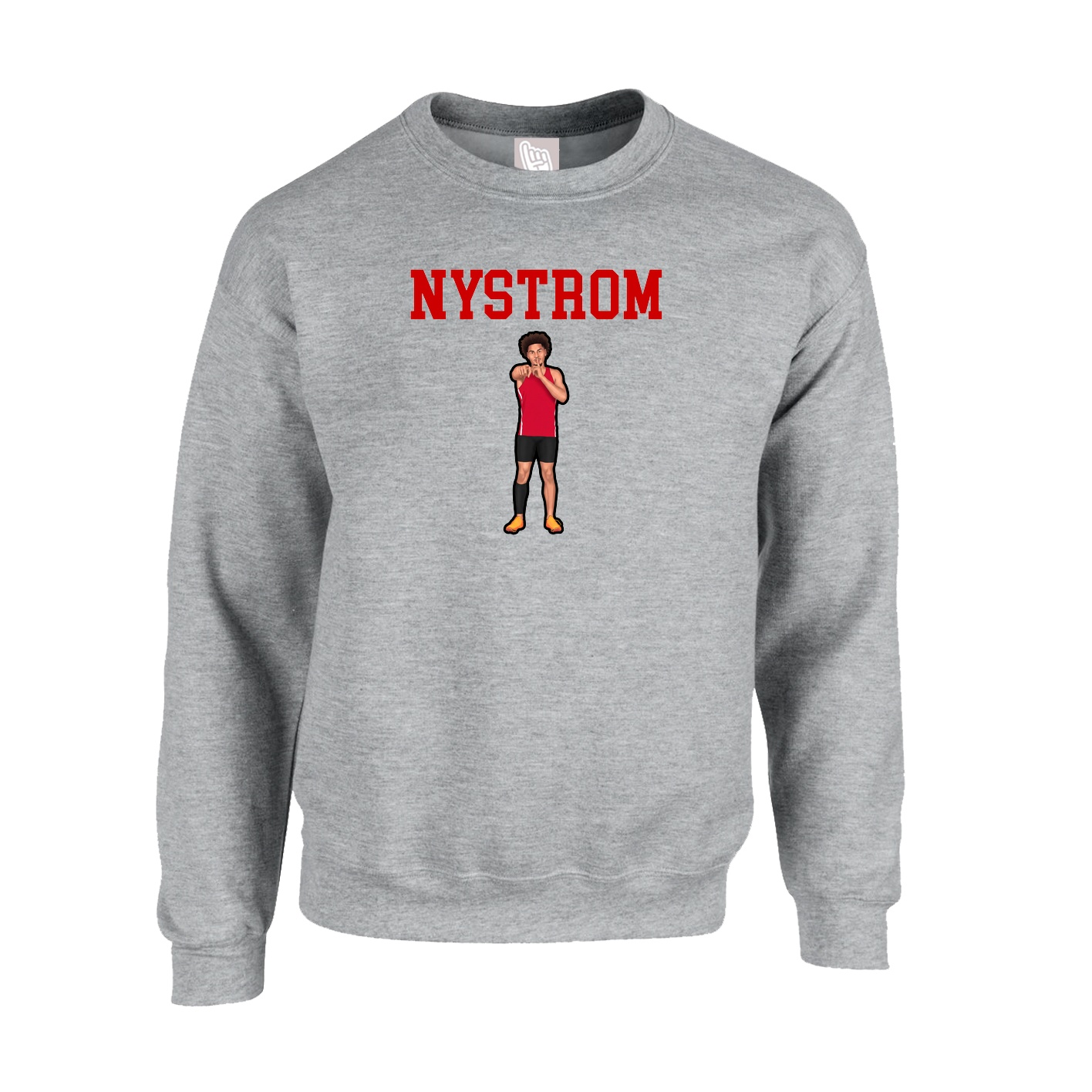 Fleece Crew — Shirsey in Grey