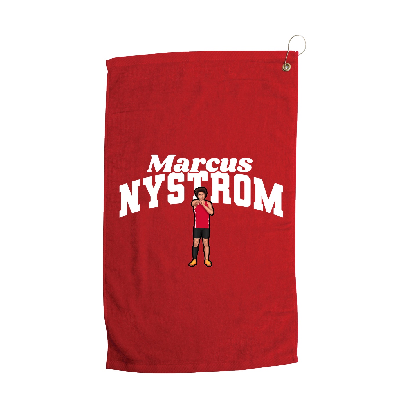 Golf Towel — Signature Arch in Red