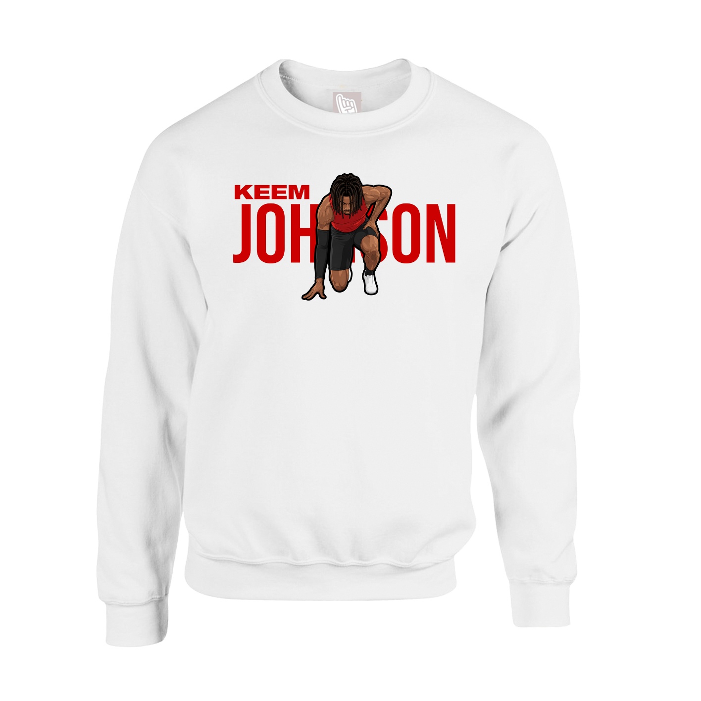 Fleece Crew — Player Name in White