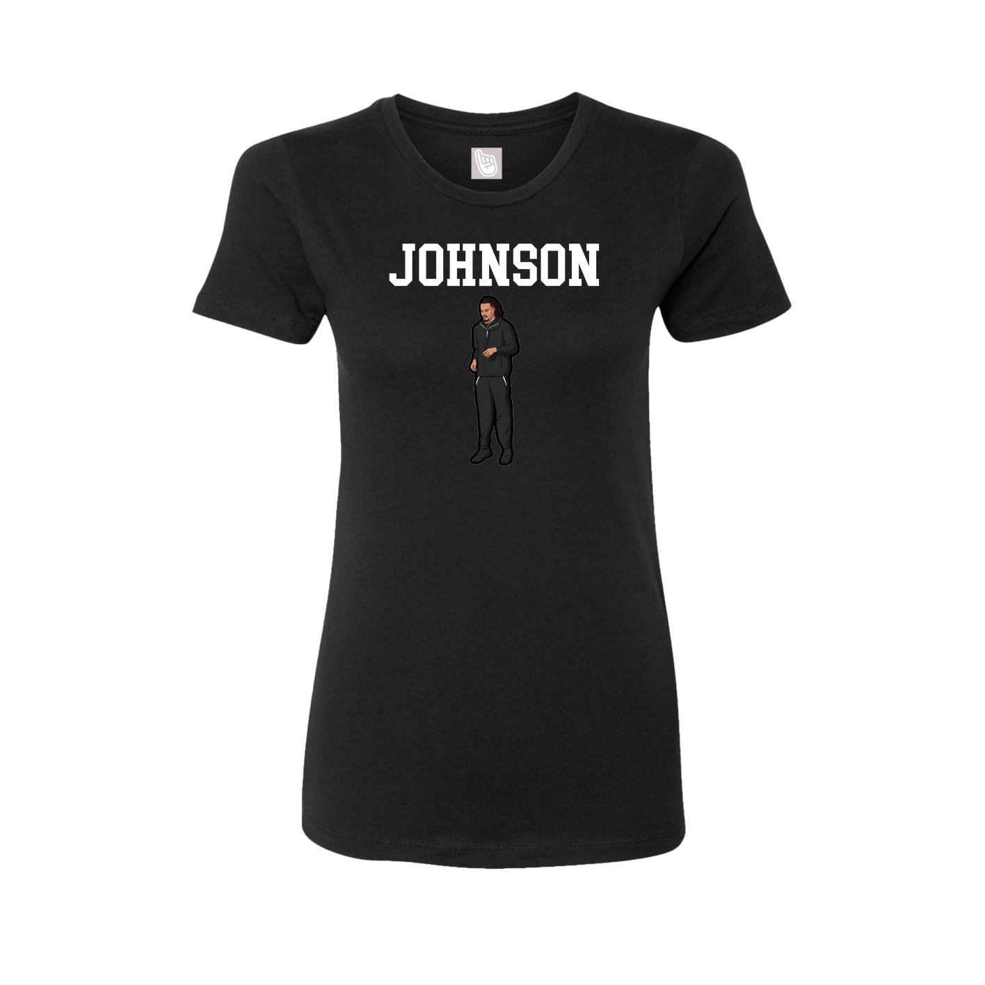Fitted Women's Tee — Shirsey in Black
