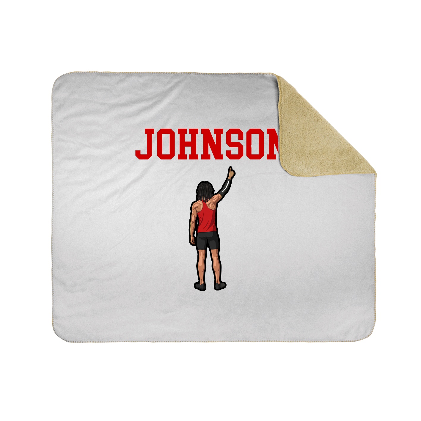 Throw Blanket — Shirsey in White