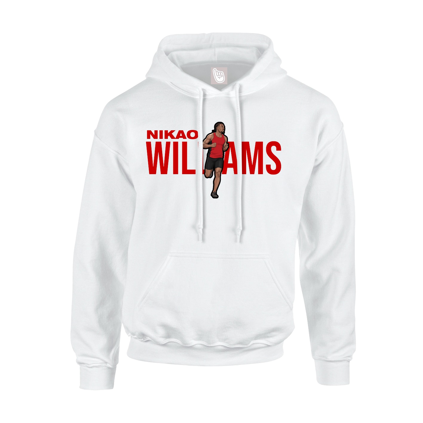 Hoodie — Player Name in White