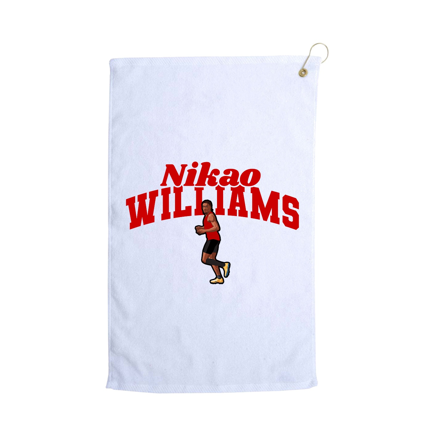 Golf Towel — Signature Arch in White