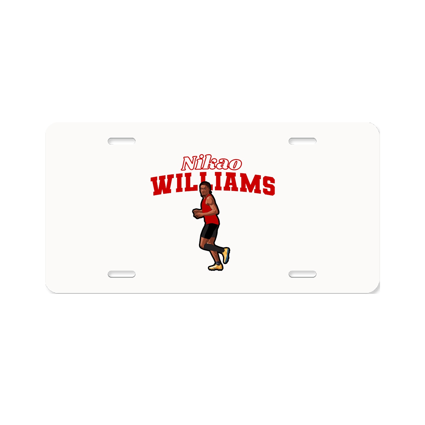 License Plate — Name Arch in Classic