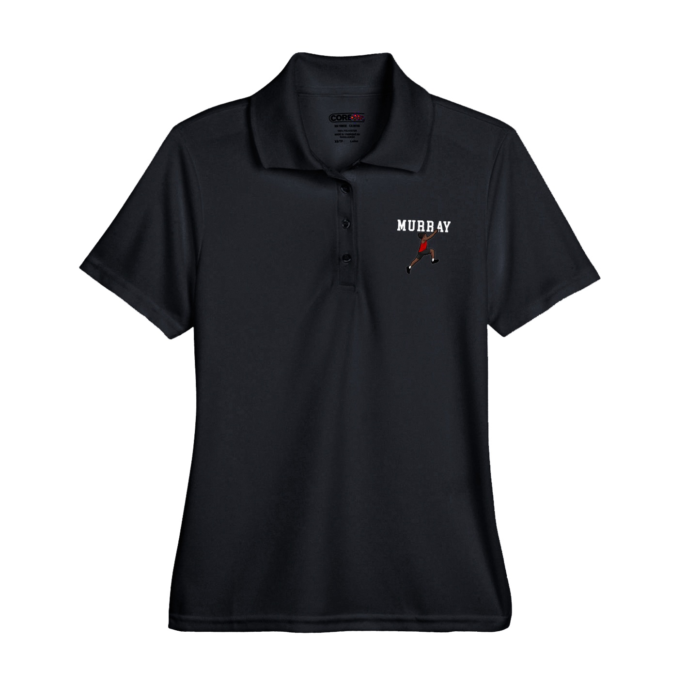 Womens Performance Polo — Shirsey in Black