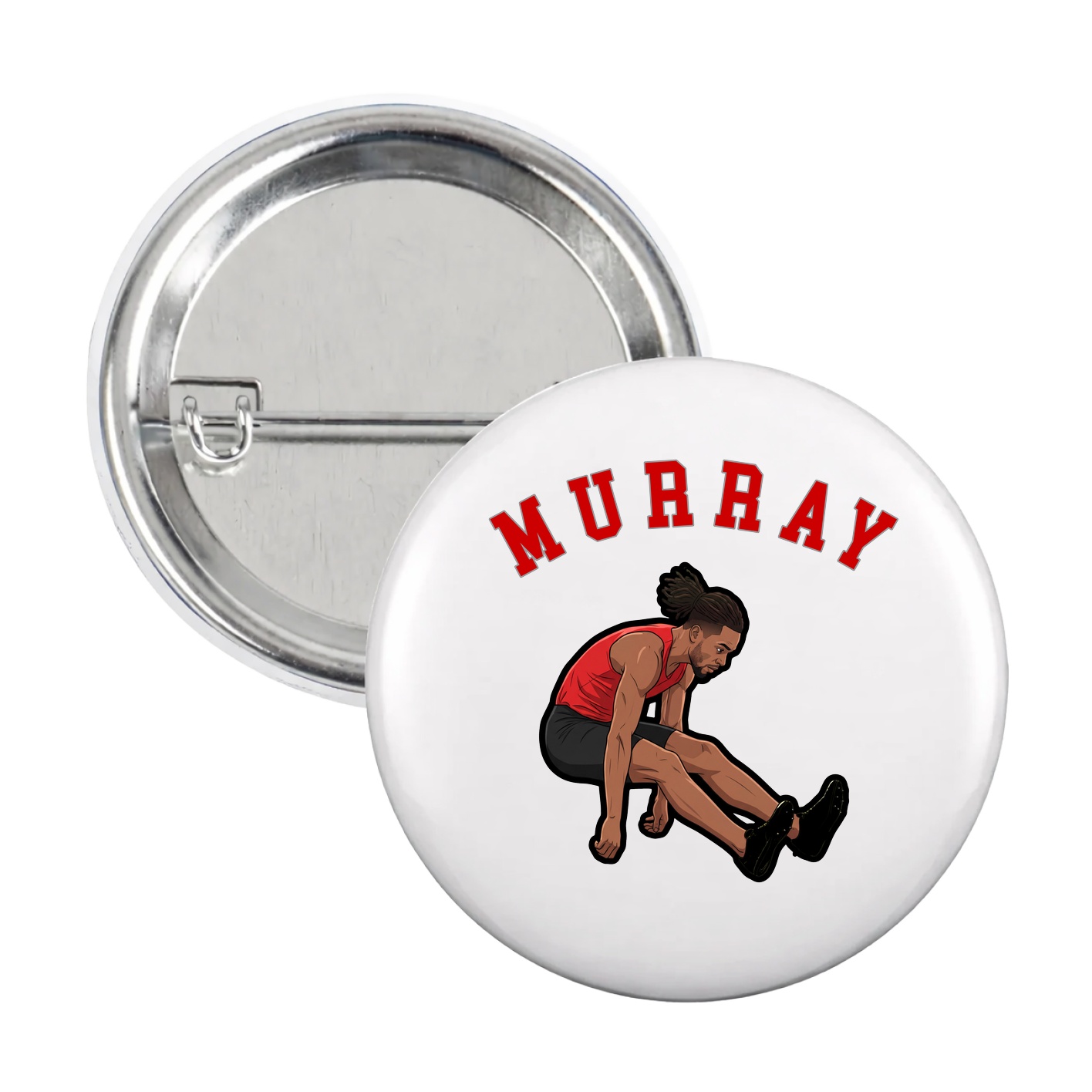 Game Day Button — Shirsey Arch in White