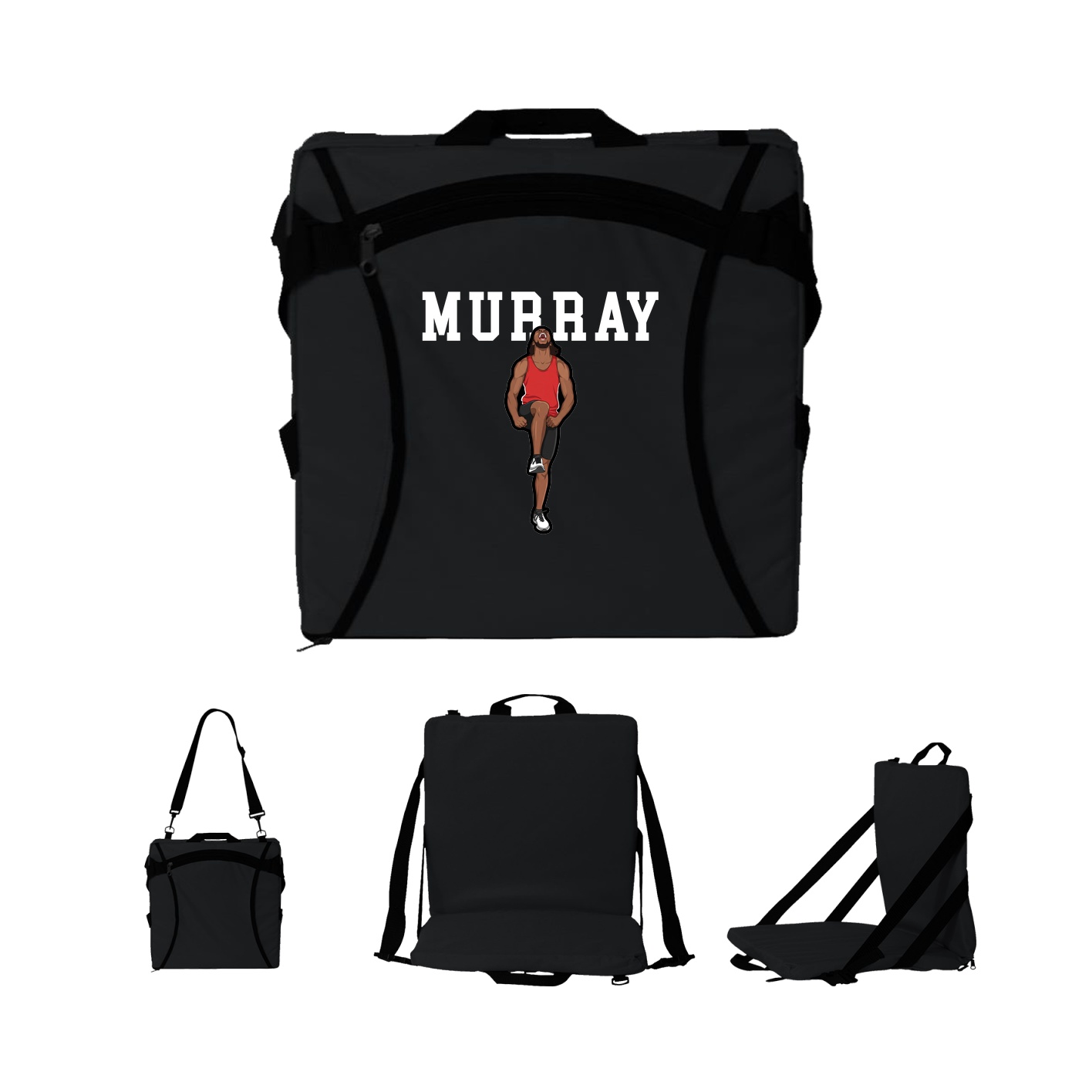 Folding Stadium Seat — Shirsey in Black