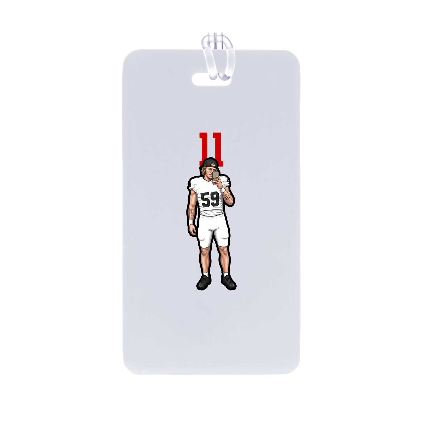 Bag Tag — Number Top in Classic