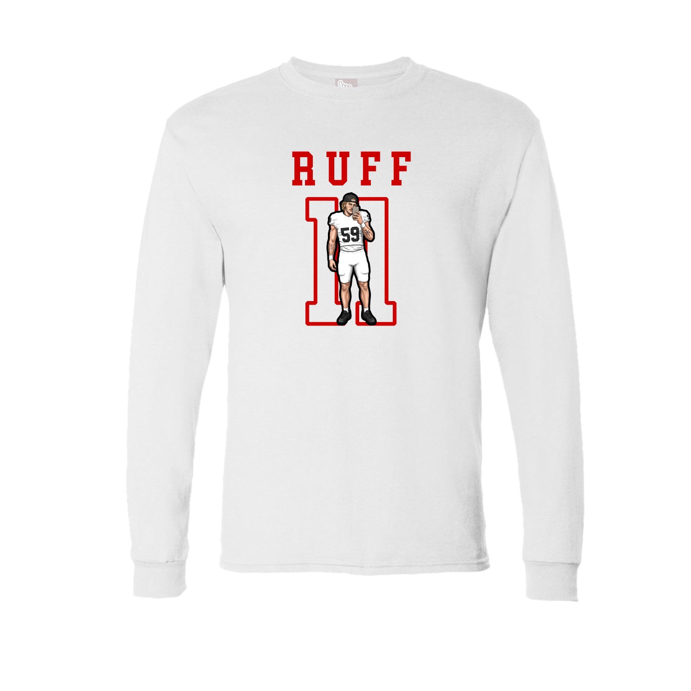 Long Sleeve Tee — Shirsey in White