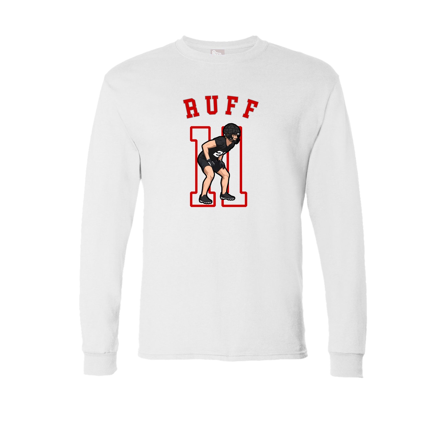 Long Sleeve Tee — Shirsey Arch in White