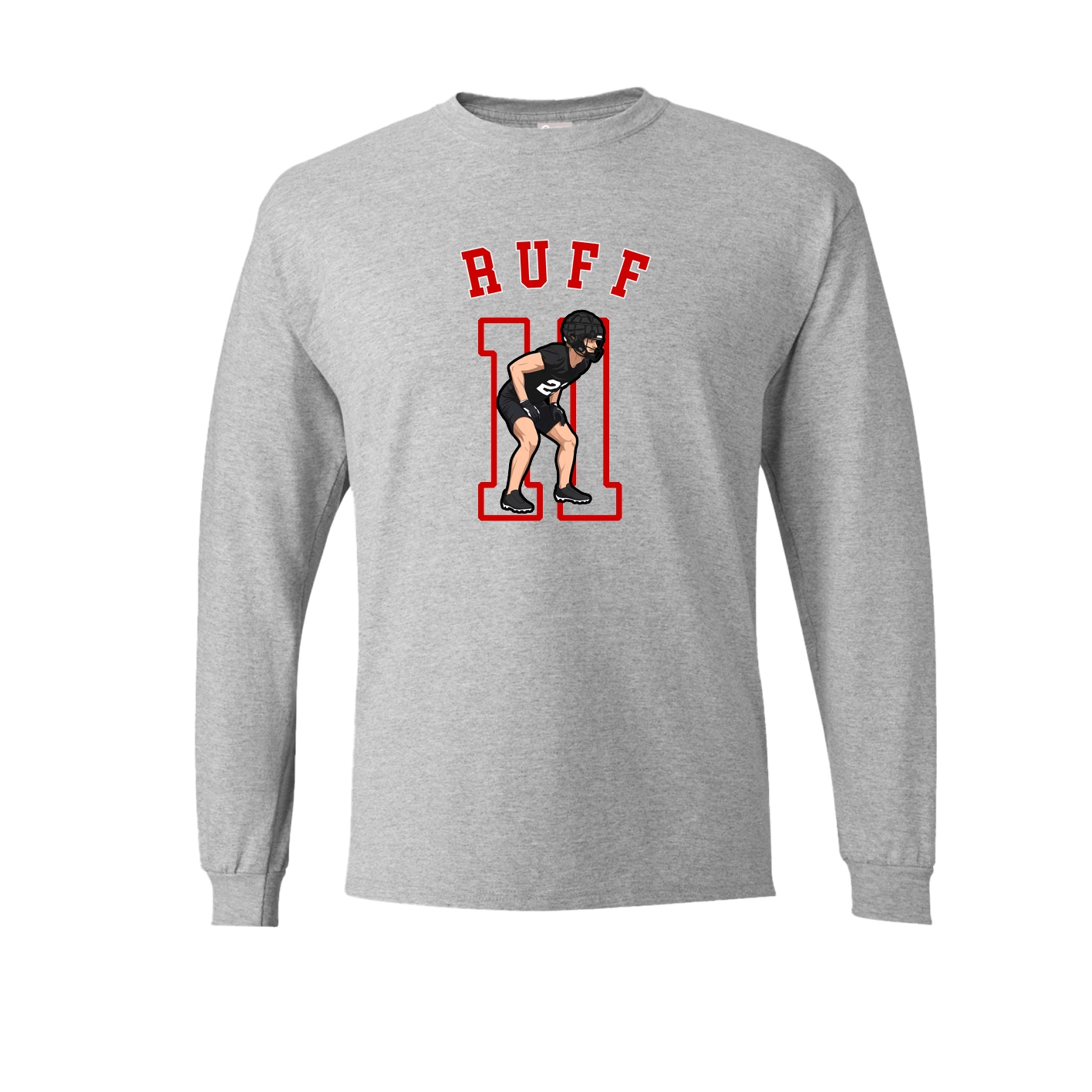 Long Sleeve Tee — Shirsey Arch in Grey