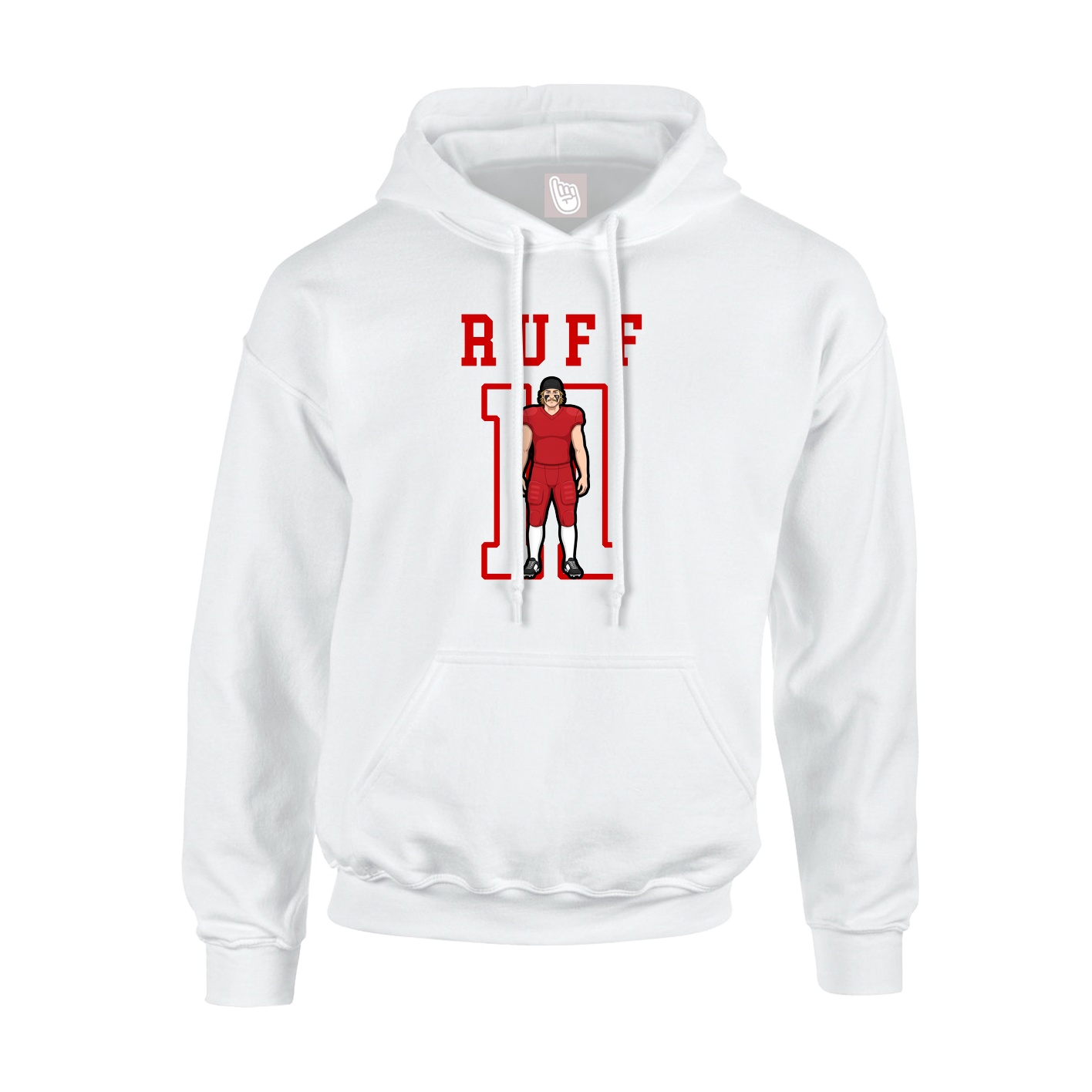 Hoodie — Shirsey in White