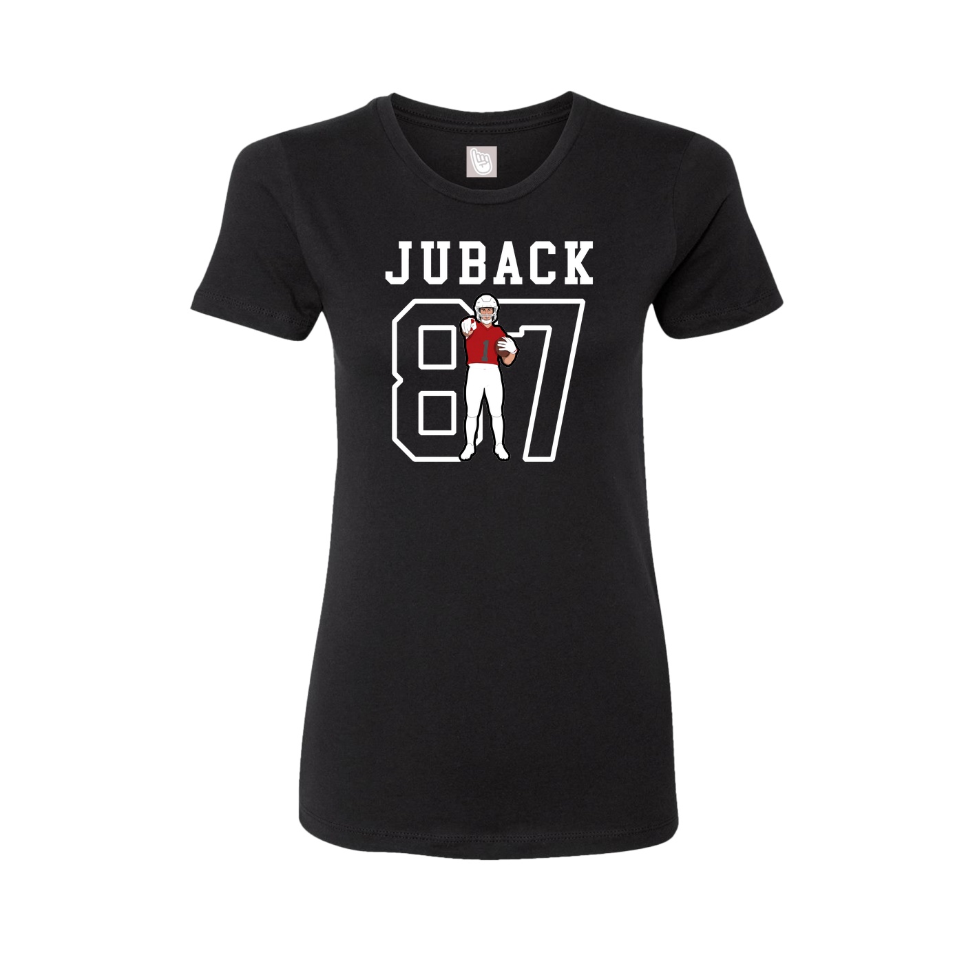 Fitted Women's Tee — Shirsey in Black