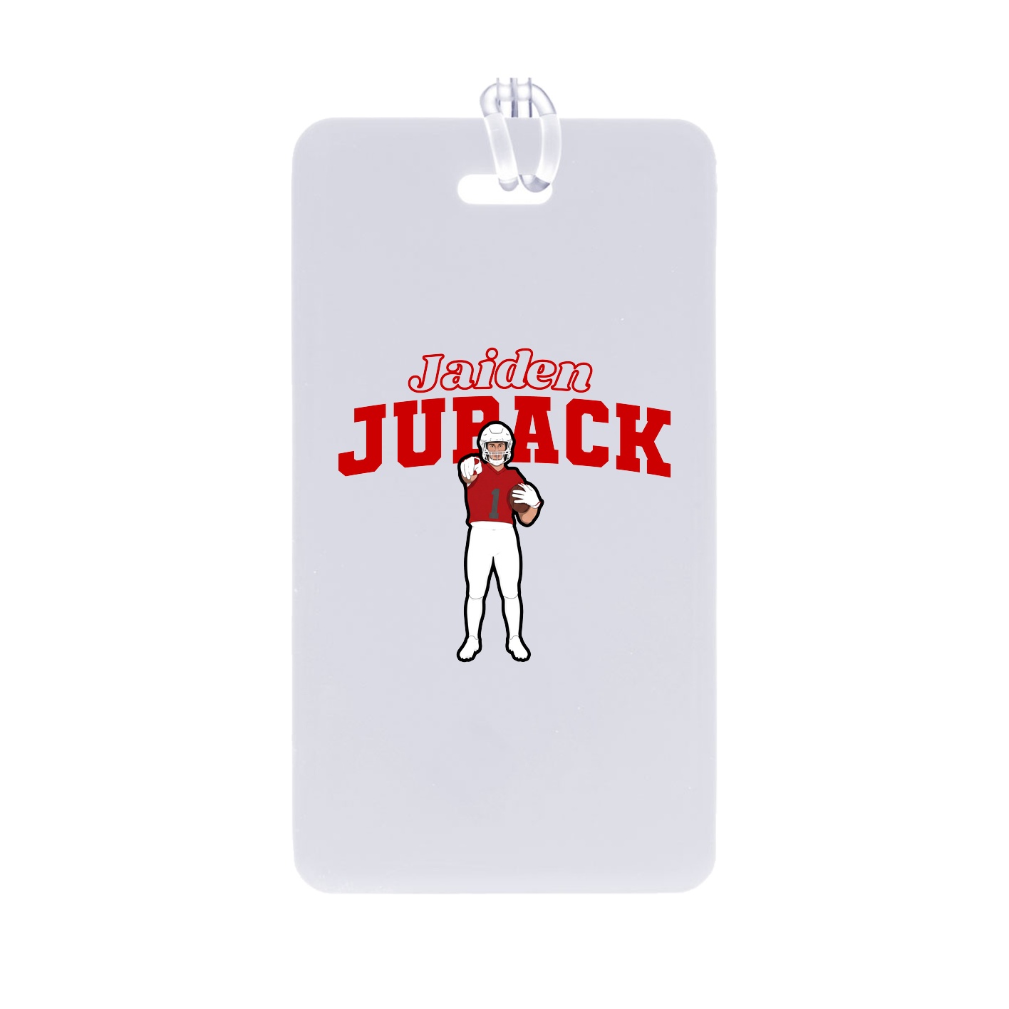 Bag Tag — Name Arch in Classic