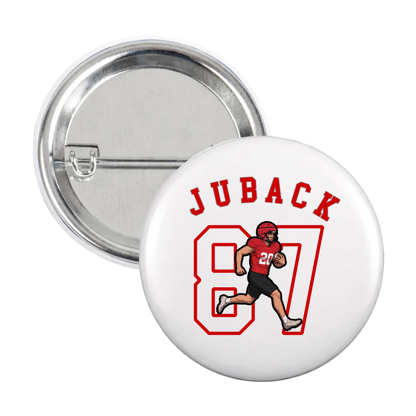 Game Day Button — Shirsey Arch in White
