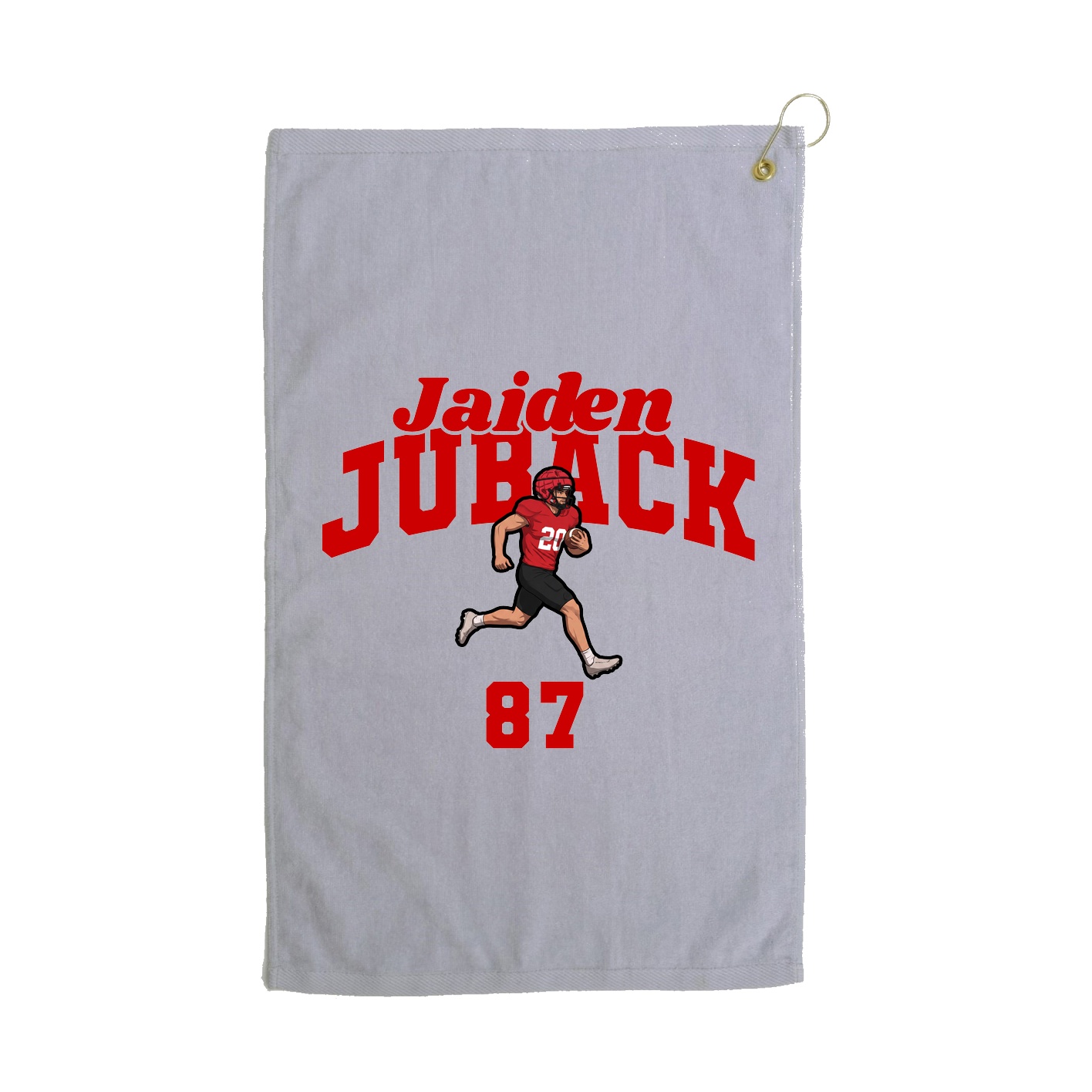 Golf Towel — Signature Arch in Grey