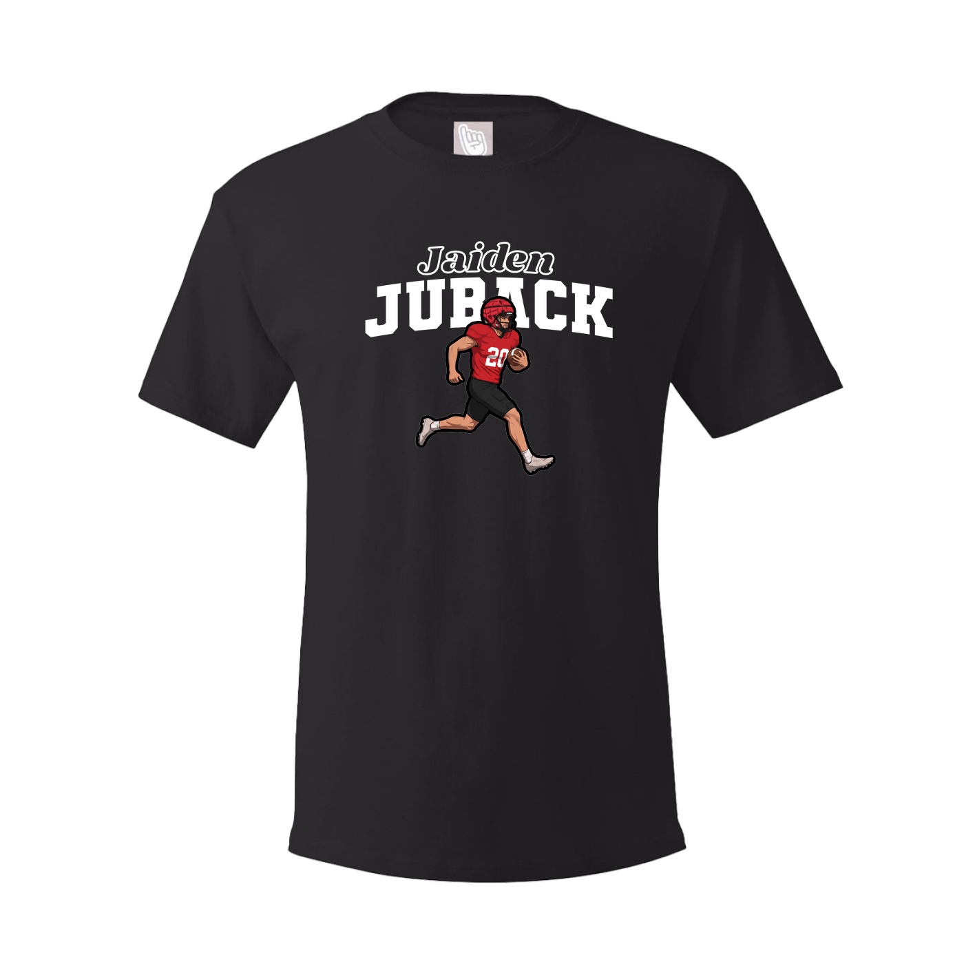 Youth Tee — Name Arch in Black