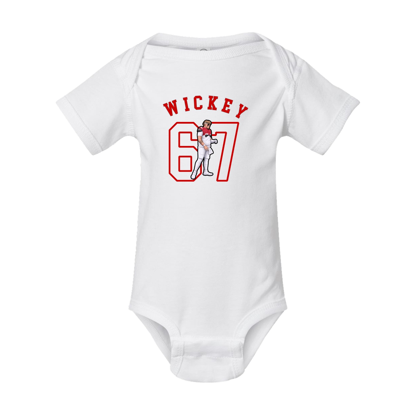 Baby Onesie — Shirsey Arch in White