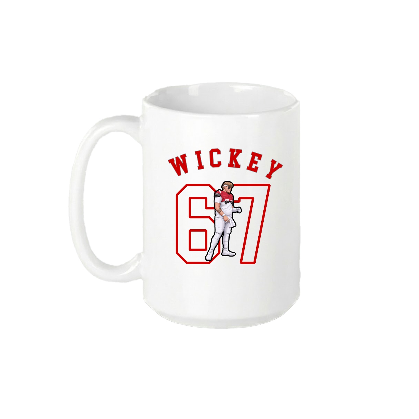 15oz Coffee Mug — Shirsey Arch in White