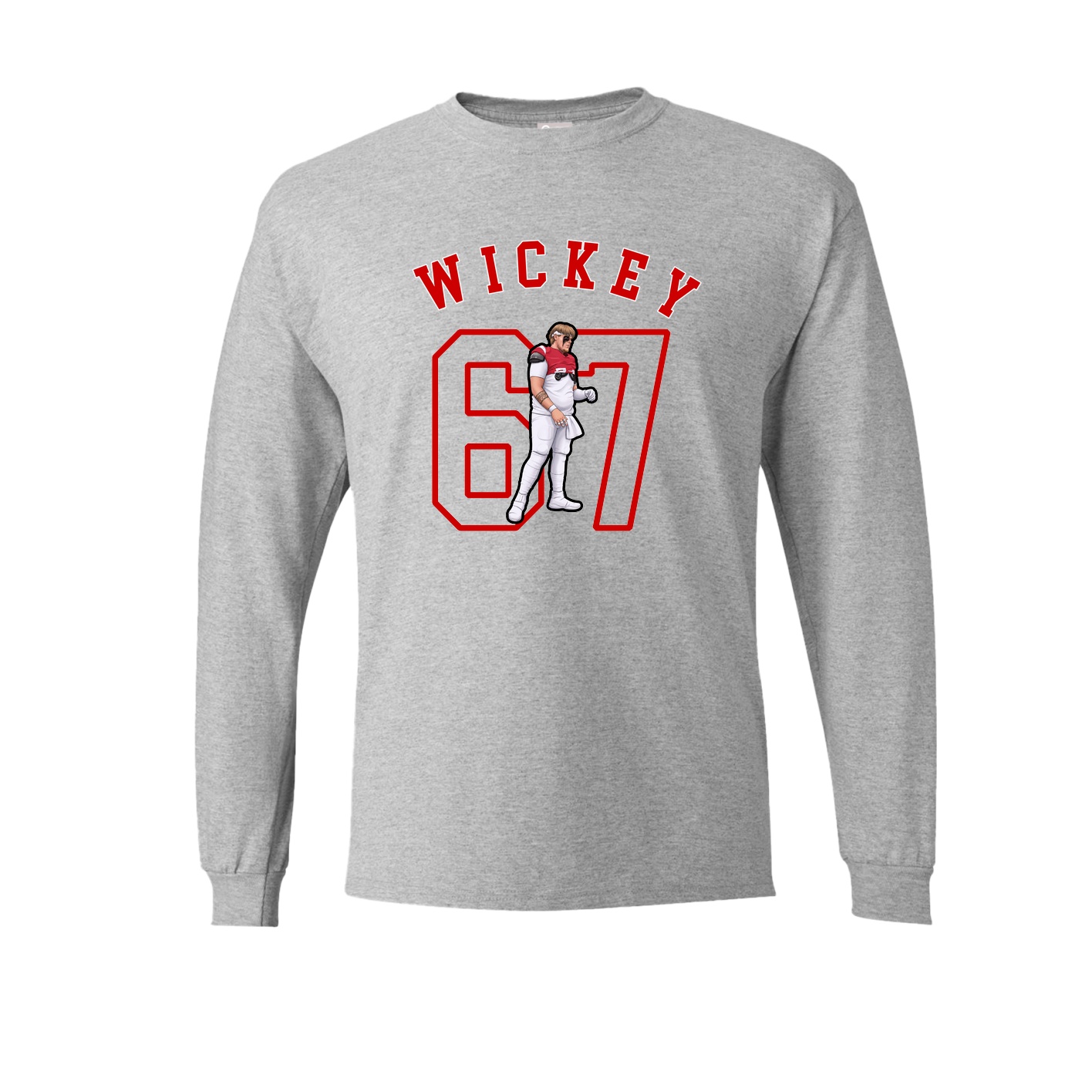 Long Sleeve Tee — Shirsey Arch in Grey
