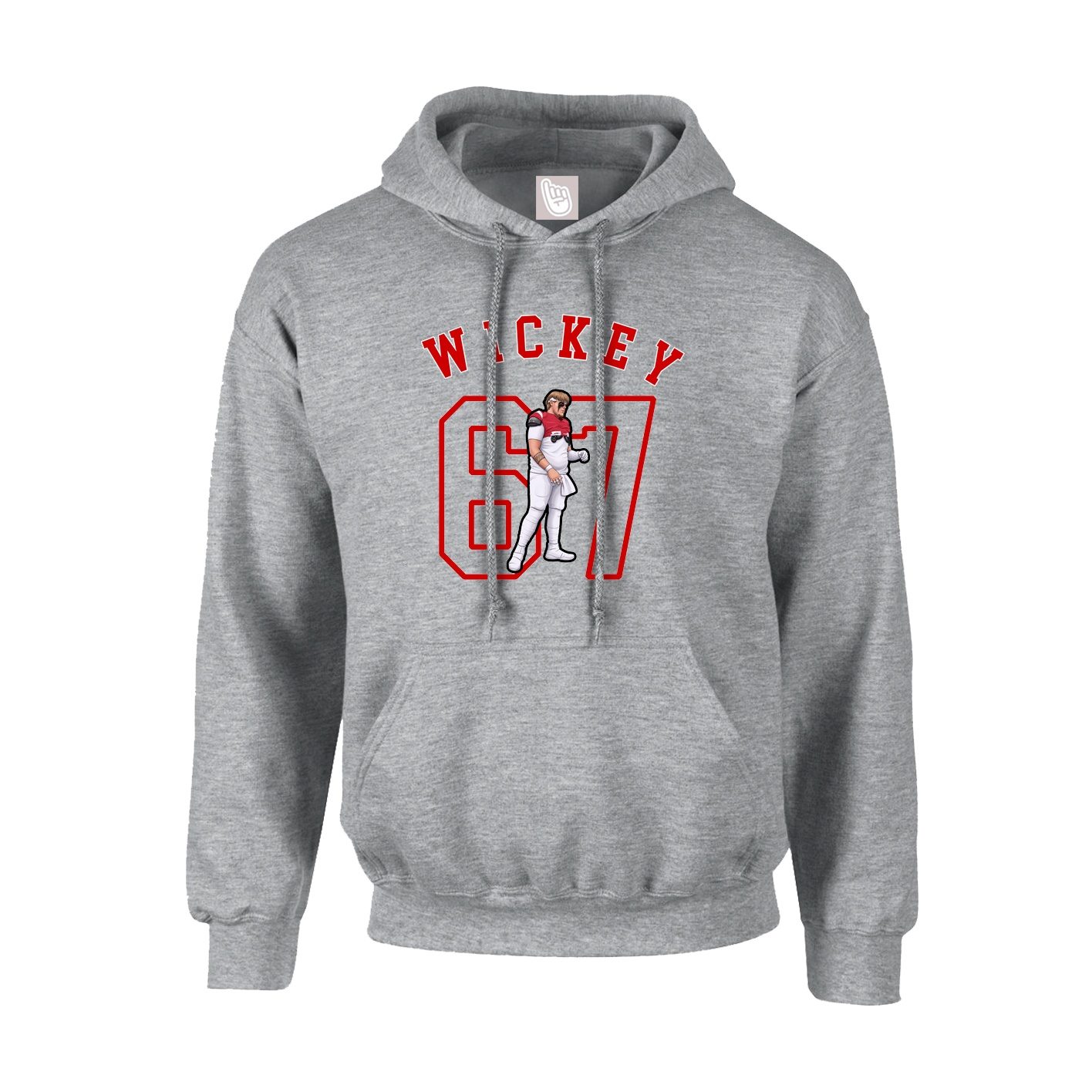 Youth Hoodie — Shirsey Arch in Grey