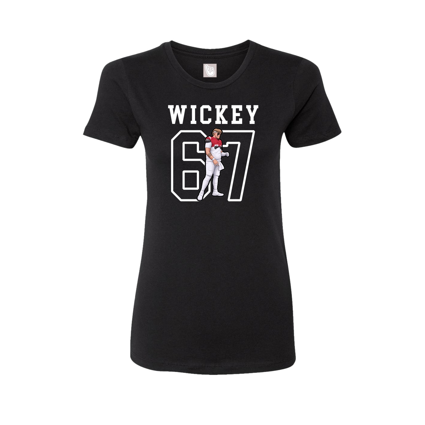 Fitted Women's Tee — Shirsey in Black