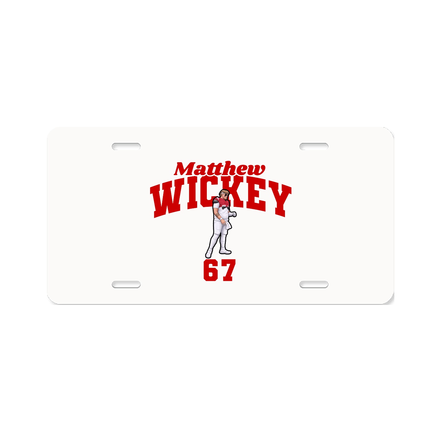 License Plate — Signature Arch in Classic