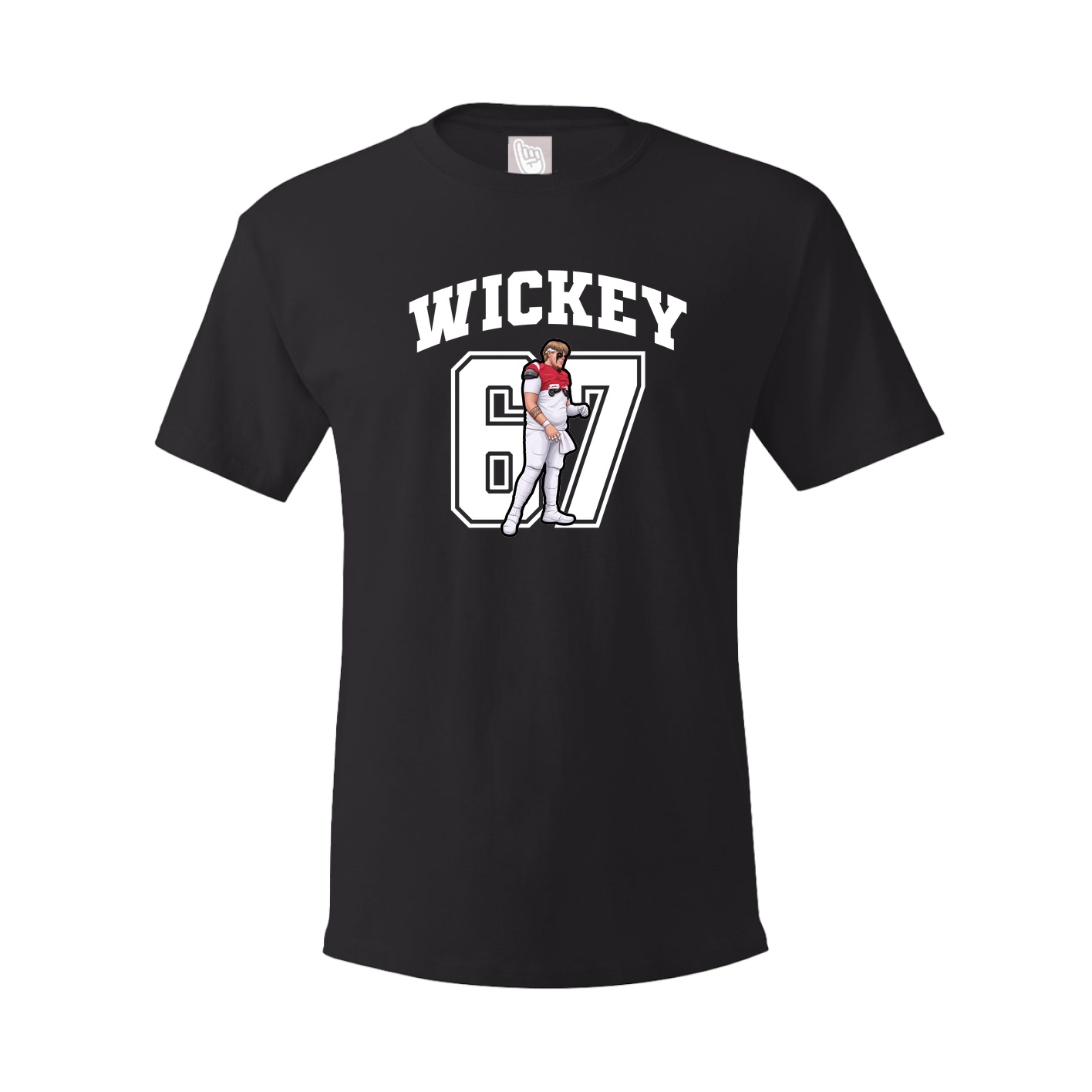 Youth Tee — Number in Black