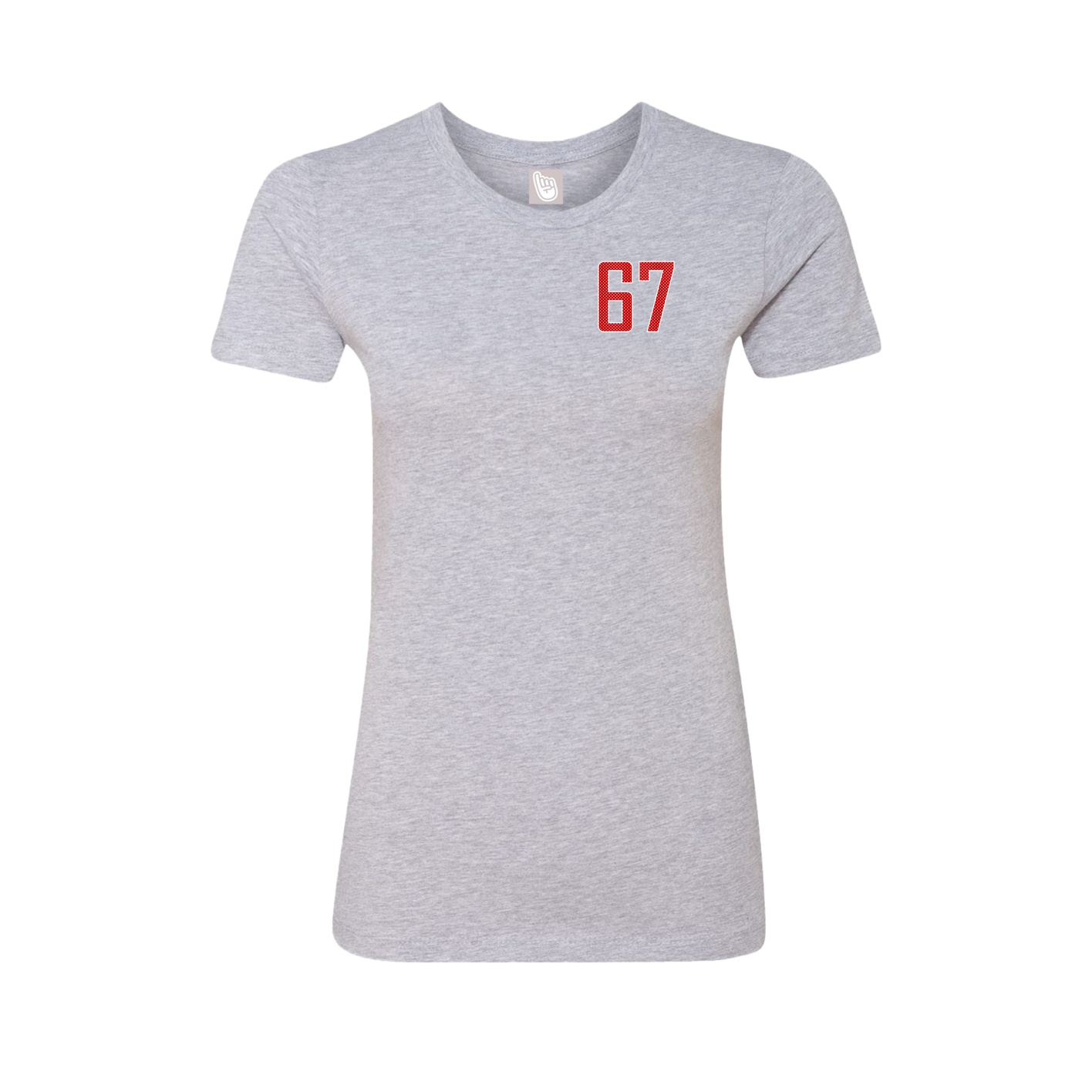 Womens Tee — Front Shirsy in Grey